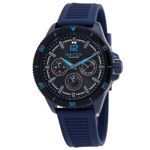 FX04650B NWT Nautica Fashion Men's Quartz Steel Authentic Watch